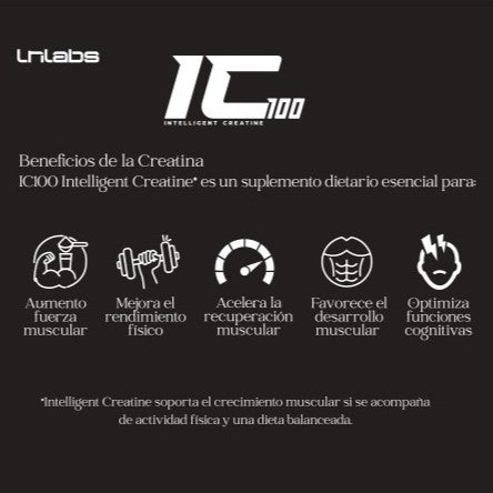 Creatina IC100 180 g (36 servicios)