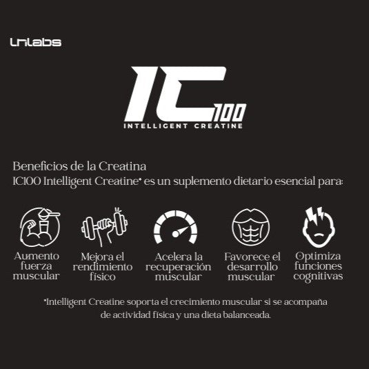 Creatina IC100 350 g (70 servicios)
