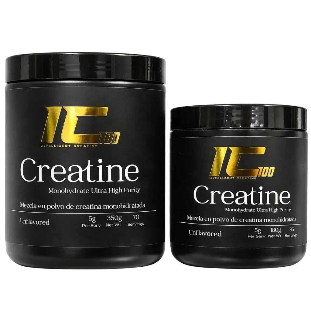 1 Creatina IC100 de 350 g más 1 Creatina IC100 180 g (Domicilio gratis)